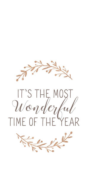 Wonderful Time Christmas Aesthetic wallpaper