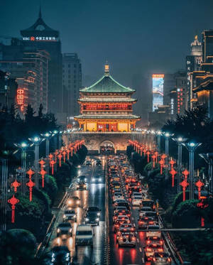 Xian Drum Tower wallpaper — 4:5 Wallpaper