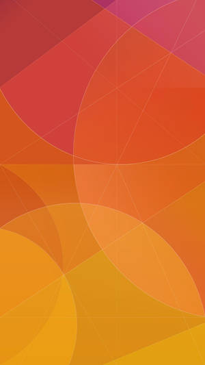 Xiaomi Kahel na mga Bilog — Xiaomi Wallpaper