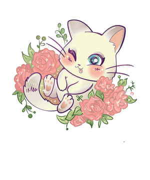 Mga larawan ng Anime na Pusa — Pusang anime Wallpaper