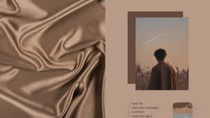 Kayumangging Estetikang Background — Brown aesthetic GIF Wallpaper