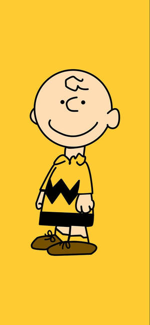 Yellow art Charlie Brown wallpaper — Charlie Brown Halloween Wallpaper