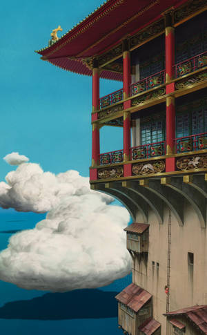Studio Ghibli Yubaba's Bathhouse Spirited Away wallpaper. — RedMagic Tablet Wallpaper