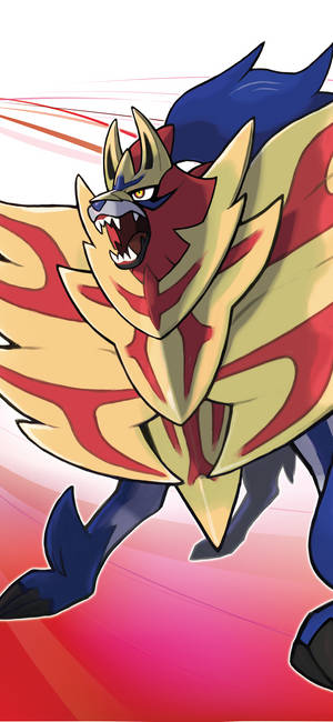 Pokémon Sword and Shield mascot Zamazenta wallpaper. — ROG Phone 9 FE Wallpaper
