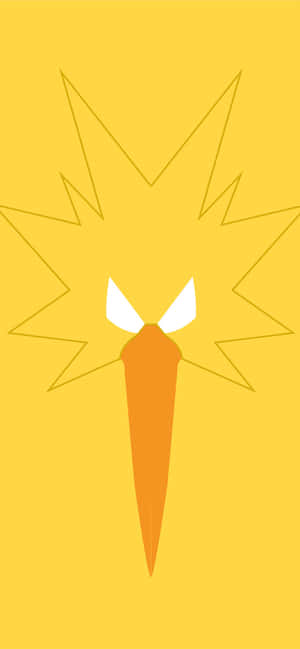 Mukha ni Zapdos na Minimalistiko — iPhone Air Wallpaper