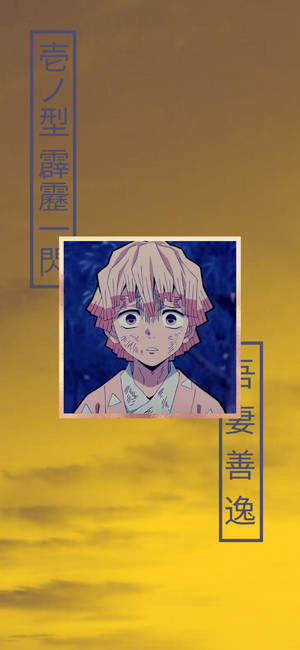 Zenitsu Pfp Graphic wallpaper — iPhone 17 Pro Max Wallpaper